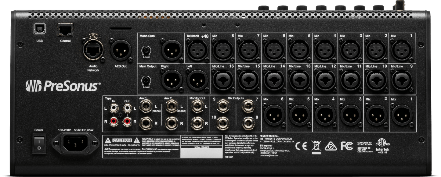 StudioLive® Series III SE 16 Digital Console Mixer