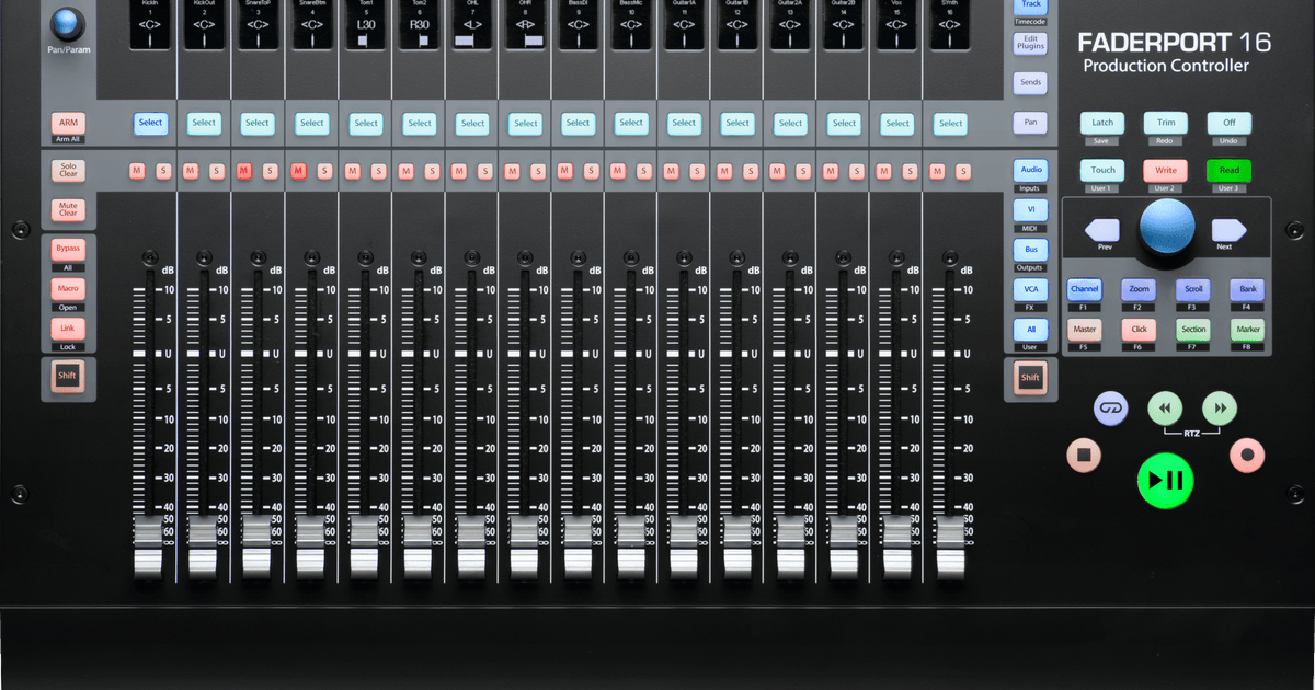 FaderPort® 16 DAW Controller – PreSonus