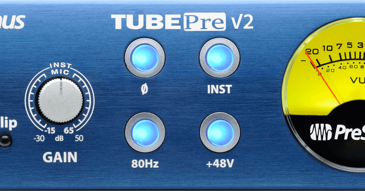 PreSonus TUBEPre V2 マイクプリアンプ PreSonus TubePre V2 真空管 マイクプリアンプ プレソナス | 島村楽器