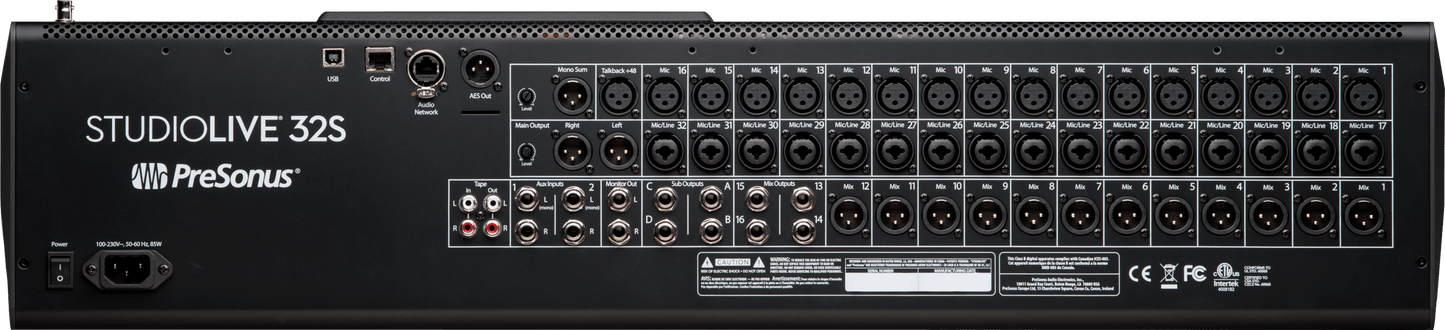 StudioLive® Series III 32S Digital Console Mixer