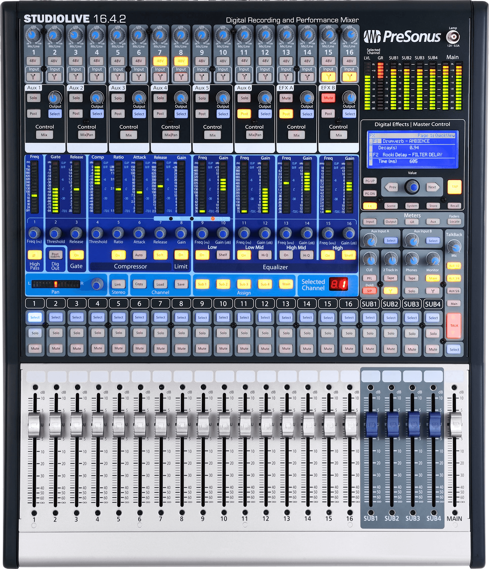 PreSonus STUDIOLIVE 16.4.2 デジタルミキサー　ケース付 StudioLive® 16.4.2 – PreSonus