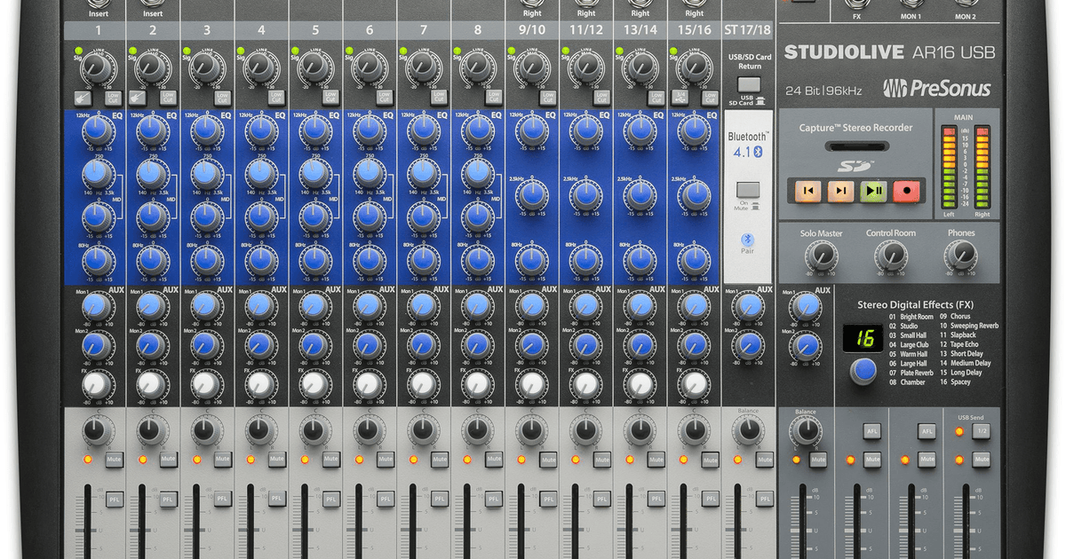 StudioLive AR16 USB – PreSonus