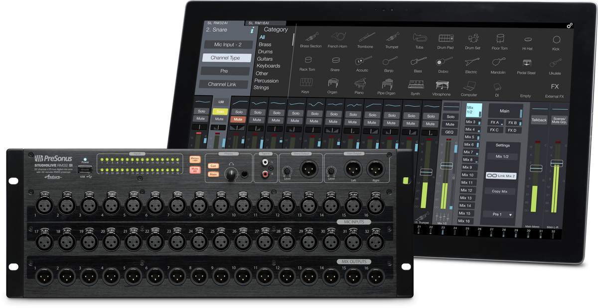 Studiolive Button StudioLive RM32AI – PreSonus
